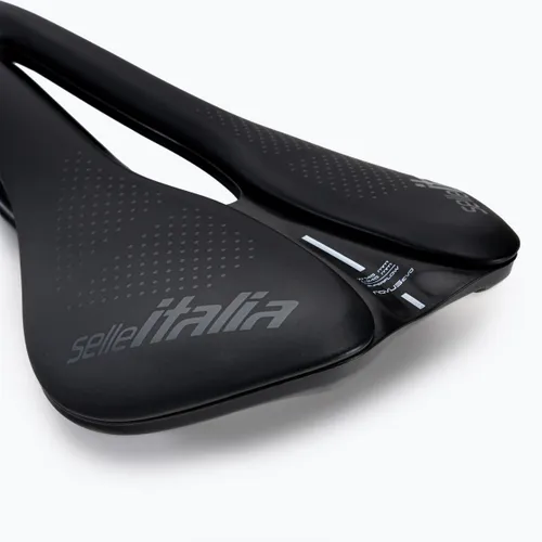 Siodełko rowerowe Selle Italia Novus Boost Evo TM, Superflow, Manganese Rail, Soft-Tek black