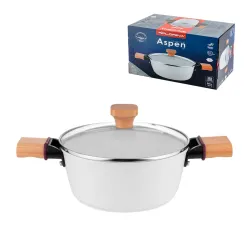Garnek aluminiowy z pokrywką FLORINA ASPEN 3,9 l