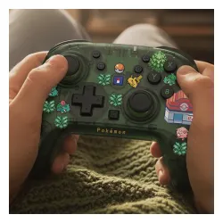 Pad Hori Wireless HORIPAD Turbo Pokemon Pixel Green do Nintendo Switch 2 Bezprzewodowy