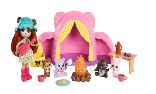 Mattel Enchantimals Набор для поездки в палатку с куклой