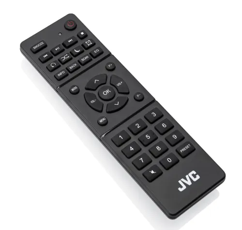 Radioodbiornik JVC RA-E814B Radio FM DAB+ internetowe Bluetooth Czarny