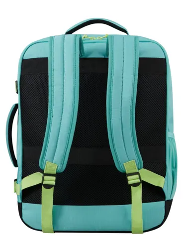 Plecak podręczny American Tourister Take2Cabin MS do Wizz Air - dusty turquoise / lime