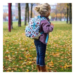Rucsac pentru copii Pick & Pack Birds s-Dusty blue