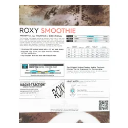 Deska snowboardowa Roxy Smoothie - Długość (cm) - 152