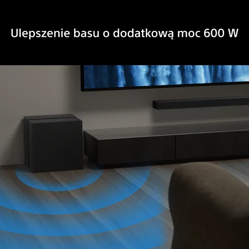 Subwoofer Sony BRAVIA Theatre Sub 9 SA-SW9 600W Aktywny Bezprzewodowy Czarny