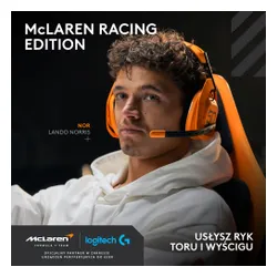 Słuchawki LOGITECH A50X McLaren Racing Edition Bezprzewodowe, Nauszne