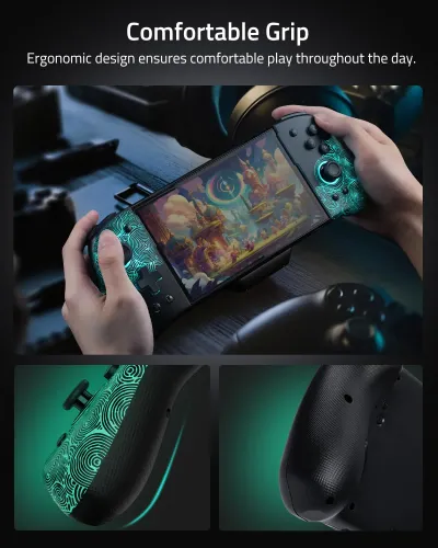 Kontroler FUNLAB Luminpad Gripcon Switch Zonai Black do Nintendo Switch