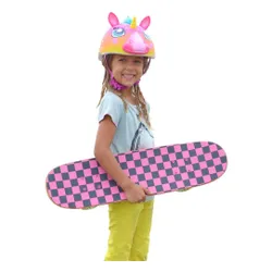 Kask rowerowy RASKULLZ Super Unicorn Wielokolorowy dla Dzieci (rozmiar S)