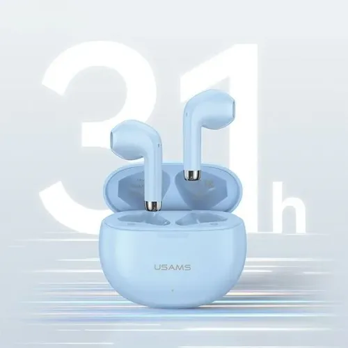 Słuchawki bezprzewodowe USAMS Rhymbo TWS Douszne Bluetooth 5.3 Niebieski