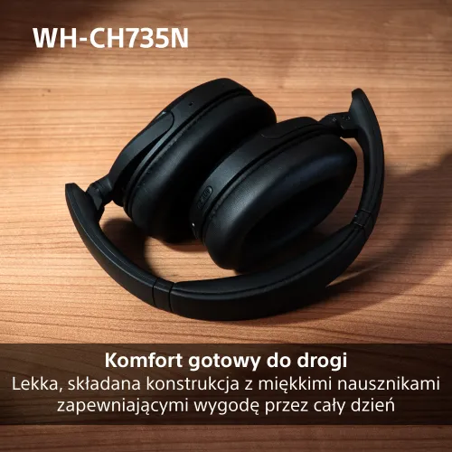 Słuchawki bezprzewodowe Sony WH-CH735N ANC Nauszne Bluetooth 6.0 Niebieski