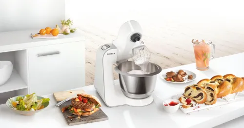 Кухонный комбайн Bosch MUM58259 с мясорубкой измельчитель с 4 дисками двигатель 1000 Вт