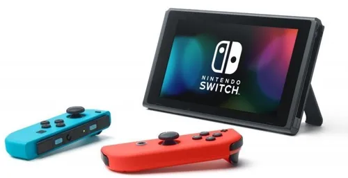 Konsola NINTENDO Switch HAC-001(-01) + Kontroler Switch Czerwono-niebieski