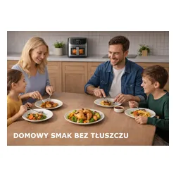 Air Fryer Frytkownica beztłuszczowa EXTRALINK EX.97676  8l z 10 automatycznymi programami i okienkiem do obserwacji postępów gotowania