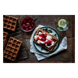 Gofrownica Dezal 301.6.1 LWN 1300W Czerwony