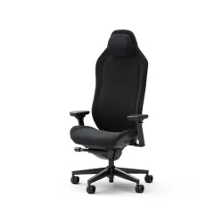 Fotel Fractal Design Refine Alcantara Fabric Gamingowy do 125kg Tkanina Czarny