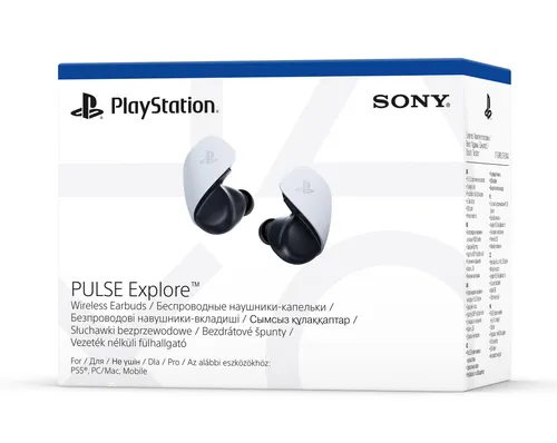 Słuchawki bezprzewodowe z mikrofonem Sony PULSE Explore Douszne Biało-czarny