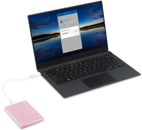 Dysk SEAGATE One Touch 2TB HDD Różowy