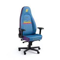 Fotel Noblechairs ICON Nuka-Cola Quantum Edition Gamingowy do 150kg Skóra ECO Niebiesko-fioletowy