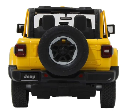Zdalnie sterowany samochód COIL auto RC pilot duży JEEP Wrangler RS skala 1:14 żółty