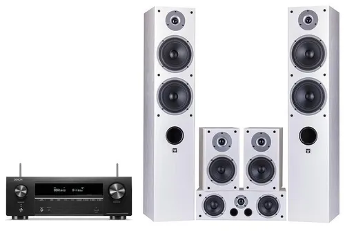 Denon AVR-X1700H DAB Cinema Package, Wilson RAPTOR 7/1/VOCAL White