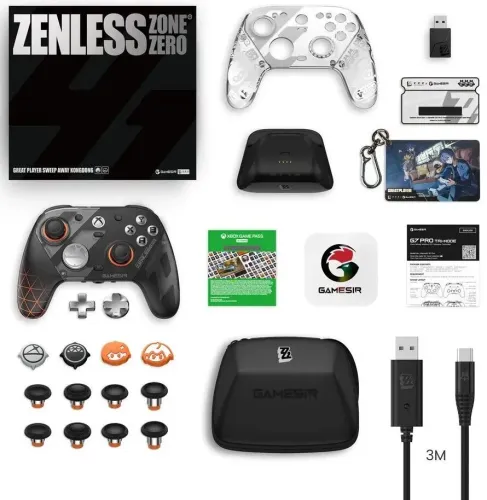 Pad GameSir G7 Pro Wireless Zenless Zone Zero Edition do Xbox Series X/S/ Xbox One, PC, Android Bezprzewodowy Czarno-srebrny