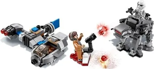 Конструктор Lego Star Wars Ski Speeder против шагающей машины (75195)