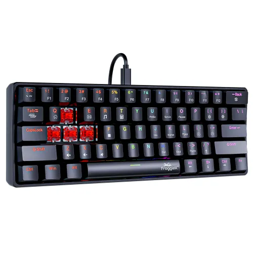 FroggieX RavenStrike RGB Outemu Red Czarny