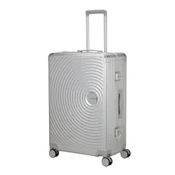 Walizka duża American Tourister Soundbox Alu - silver