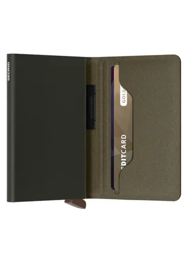Portfel kieszonkowy RFID Secrid Bandwallet Liba - green / orange