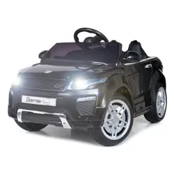 Samochód dla dziecka BAMBI RACER Land Rover Suv Jeep 1 osobowy Błyszczący Czarny