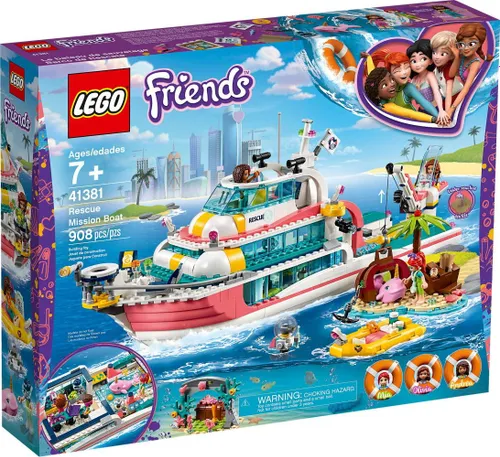 Конструктор Lego Friends спасательная шлюпка (41381)