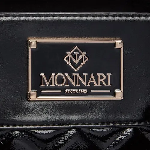Geanta monnari3800-M20 Geanta neagra lucioasa