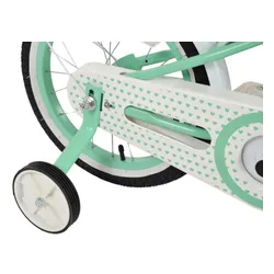 Rower dziecięcy INDIANA Pretty 16 cali dla dziewczynki Miętowy