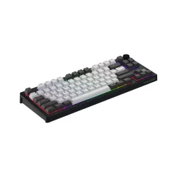 Klawiatura mechaniczna Hator Skyfall 80 Pro Wireless Aurum Vanila Czarno-Szara