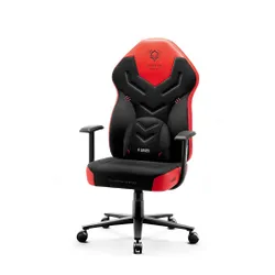 Fotel Diablo Chairs X-Gamer 2.0 Normal Size Gamingowy do 150kg Skóra ECO Tkanina Deep red