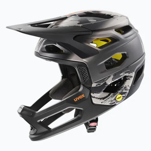 Kask rowerowy UVEX Revolt MIPS oak brown/orange matt