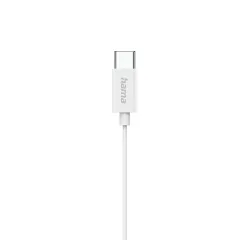Słuchawki przewodowe Hama Classy USB-C Douszne Mikrofon Biały