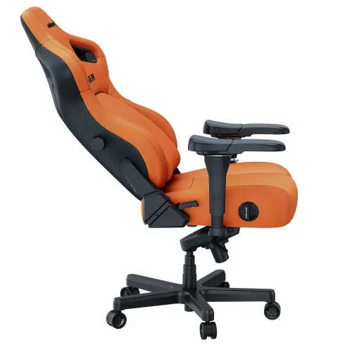 Fotel Anda Seat Kaiser 4 XL Gamingowy do 200kg Skóra Eco Pomarańczowy