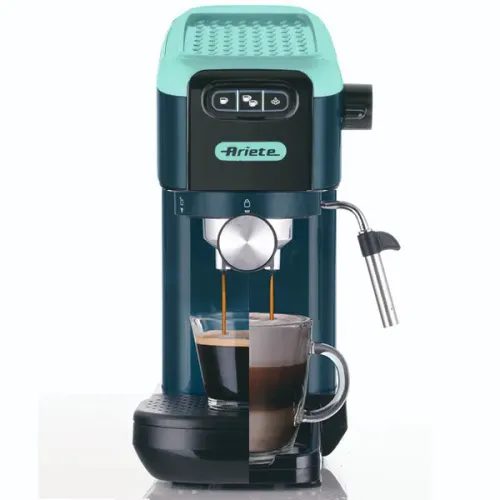 ARIETE Smart Slim Espresso 1399/17 1300 W zielony - ekspres do kawy ciśnieniowy