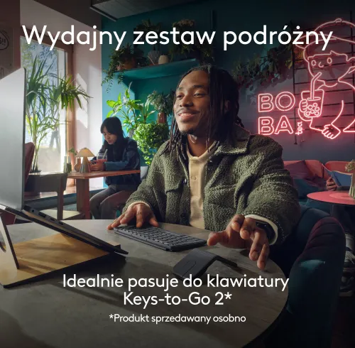Myszka Logitech Mobi Fold Grafitowy