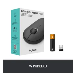 Myszka Logitech Pebble M350 - grafitowy