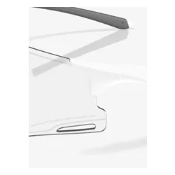 Okulary przeciwsłoneczne Oakley Cybr Zero matte white/clear to black iridium photochromic