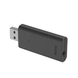 Słuchawki bezprzewodowe Hama 00221847 TV Headphones Dongle Nauszne 2.4 GHz Dongle + Bluetooth 5.3 Czarny