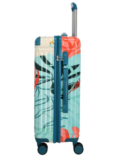 Чемодан Travelite Cruise Trolley M Print - turquoise lily