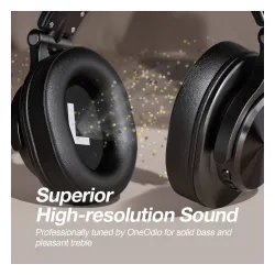 Słuchawki bezprzewodowe Oneodio Fusion A70 Nauszne Bluetooth 5.2 Brązowy