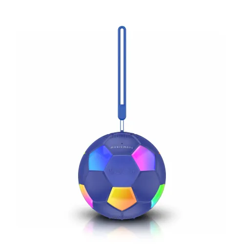Głośnik Bluetooth Musicmate MM-SB40-N FootballWave LED 5W Niebieski