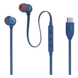 Słuchawki przewodowe JBL Tune 310C USB-C Dokanałowe Niebieski