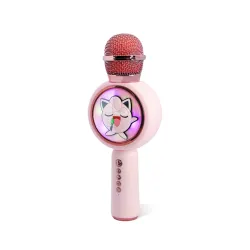 Mikrofon z głośnikiem Bluetooth OTL Technologies Karaoke Pokemon Jiggly 5W Różowy