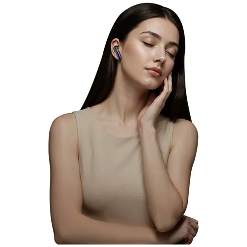 Słuchawki bezprzewodowe USAMS Echo E02 TWS ANC+ENC Dokanałowe Bluetooth 5.3 Czarny