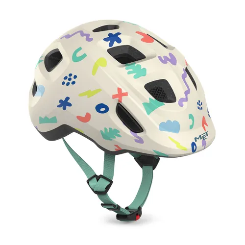 Kask rowerowy dziecięcy MET Hooray icons matt